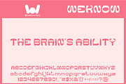 Neuroplasticity  font, a Font by weknow (Thumbnail 2 of 8)