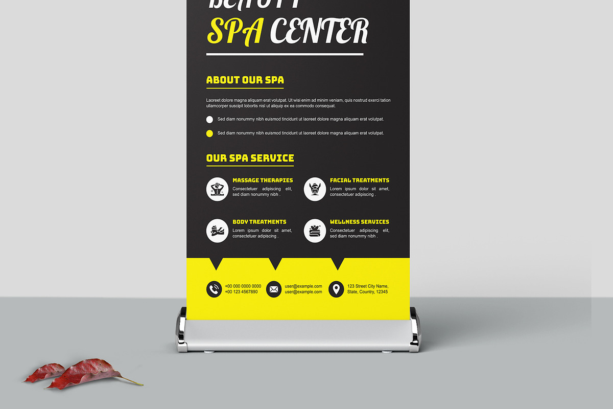 Roll Up Banner Design, a Stationery Template by MightyDesign (Photo 5 of 8)