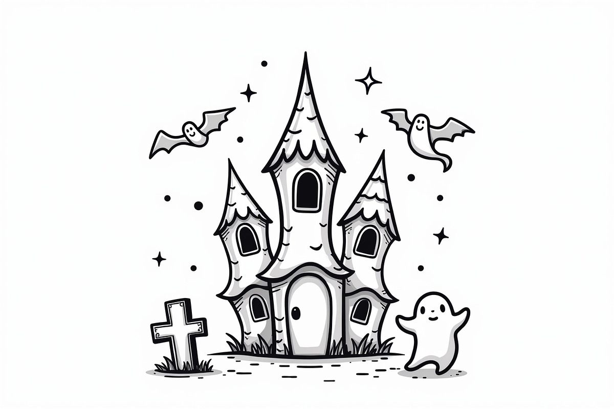 Spooky Halloween Clipart Set, an Illustration by BIPLOB EXPERT (Photo 18 of 26)