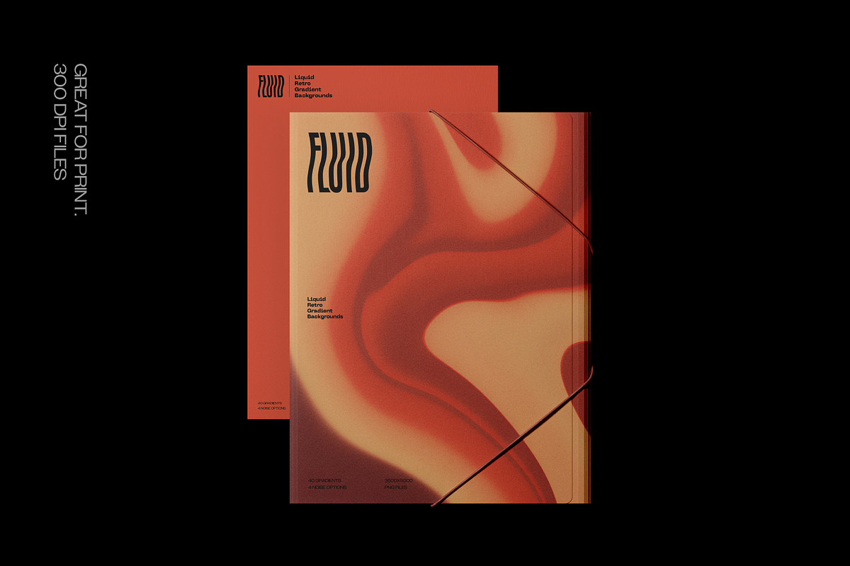 FLUID 40 Retro-Futuristic Gradients, a Background Graphic by Katedsgn (Photo 7 of 10)