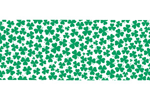 Shamrock clover leaves background on, a Background Graphic by sceptical cactus