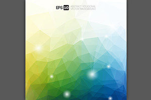 Abstract polygonal background