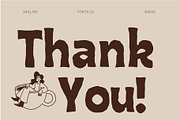 SFC Grina - Chunky Display Font, a Sans Serif Font by Skilline Supply Co. (Thumbnail 8 of 8)