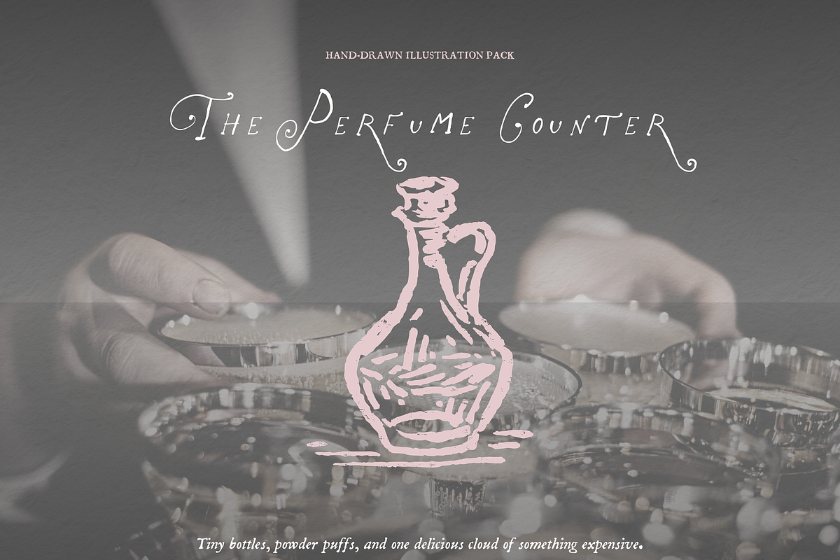 Perfume Clipart, Vanity Vector Art, an Object Illustration by The October Creative (Photo 8 of 12)