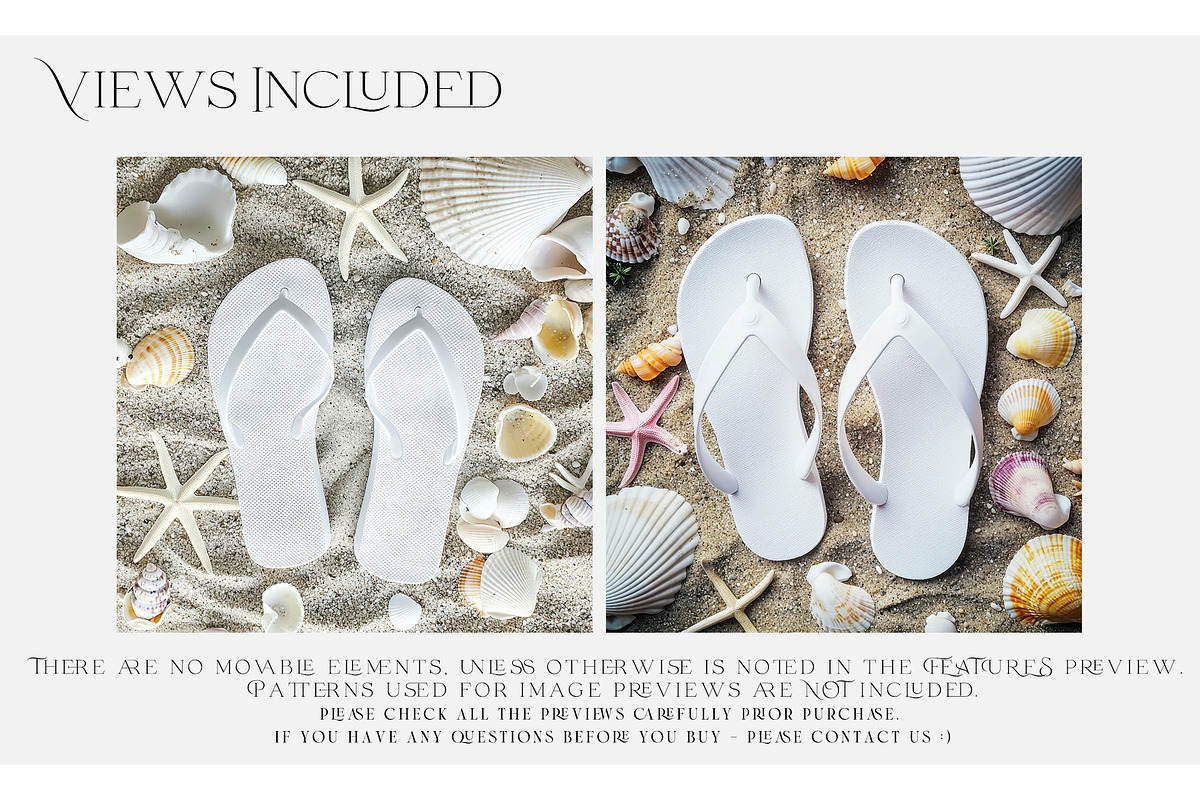 Flip Flops PNG & PSD Mockups, a Product Mockup by mock-ups (Photo 2 of 14)