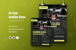 Cooking Class Flyer, a Social Media Template by fashionaddict