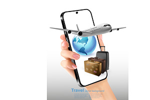 Tourist transport concept. Vector, a Background Graphic by ecco