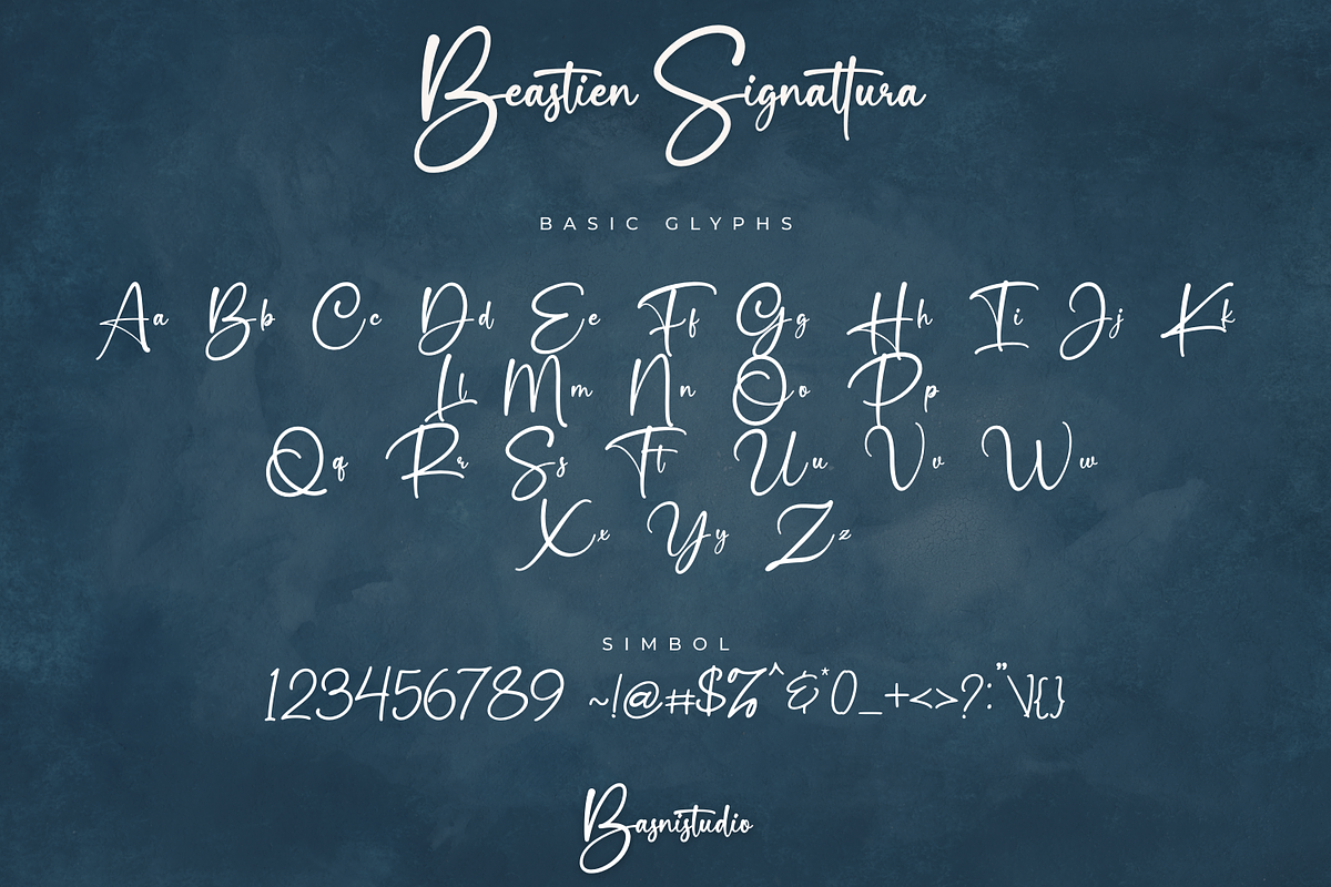 Beastien Signattura, a Handwritten Font by Basnistudio (Photo 7 of 8)