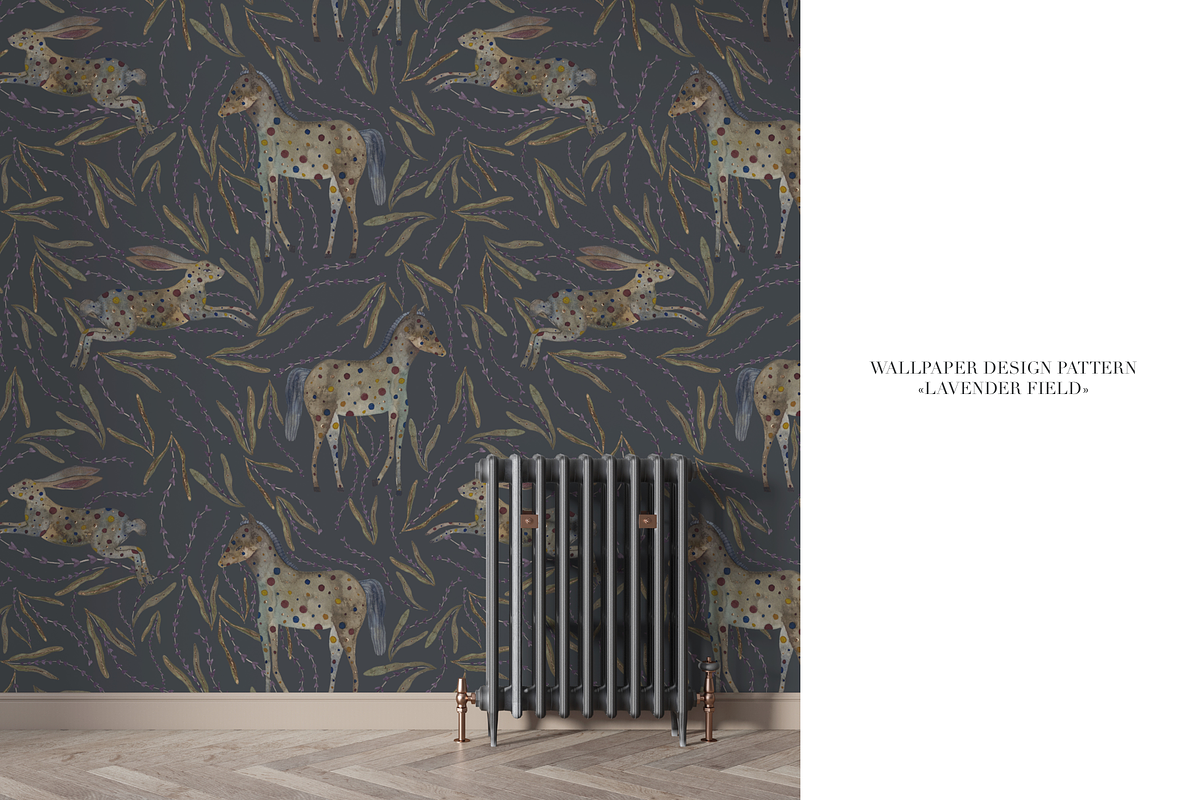 LAVENDER FIELD, a Pattern Graphic by PASHKOVA (Photo 8 of 10)
