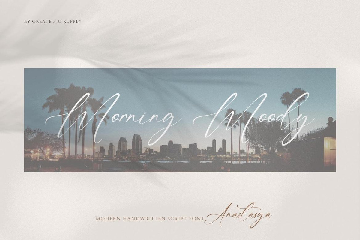 Anastasya Handwritten Signature Font, a Handwritten Font by CreateBigSupply (Photo 5 of 9)