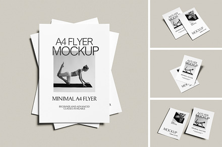 A4 Flayer Mockup, an Advertising Mockup by Twins_studio