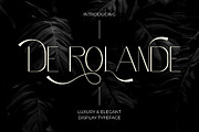 De Rolande - Luxury & Elegant Font, a Sans Serif Font by PutraCetol Studio (Thumbnail 1 of 11)