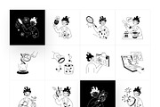 Biotechnology Mini Illustrations, a Person Illustration by Vectors Market (Thumbnail 6 of 6)