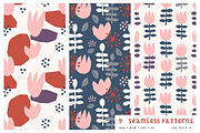 Tulip Garden | Shapes + Patterns, a Pattern Graphic by Studio Fevrier (Thumbnail 2 of 11)