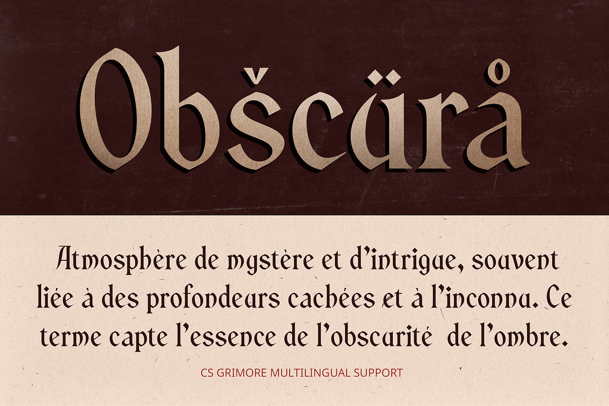 CS Grimore – Gothic Font, a Serif Font by Craft Supply Co. (Photo 7 of 8)