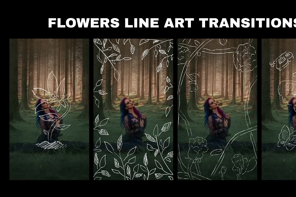 Line Art Transition for Premiere Pro