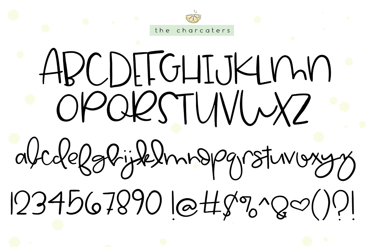 Lemon Drop - Fun & Quirky Font preview 7