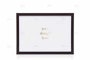 Dark styled frame isolated mockup, a Print Template by JustLikeMyDesktop (Thumbnail 3 of 3)