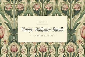 Vintage Wallpaper Pattern Bundle