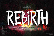 Rebirth, a Handwritten Font by BBtypeStudios (Thumbnail 1 of 8)