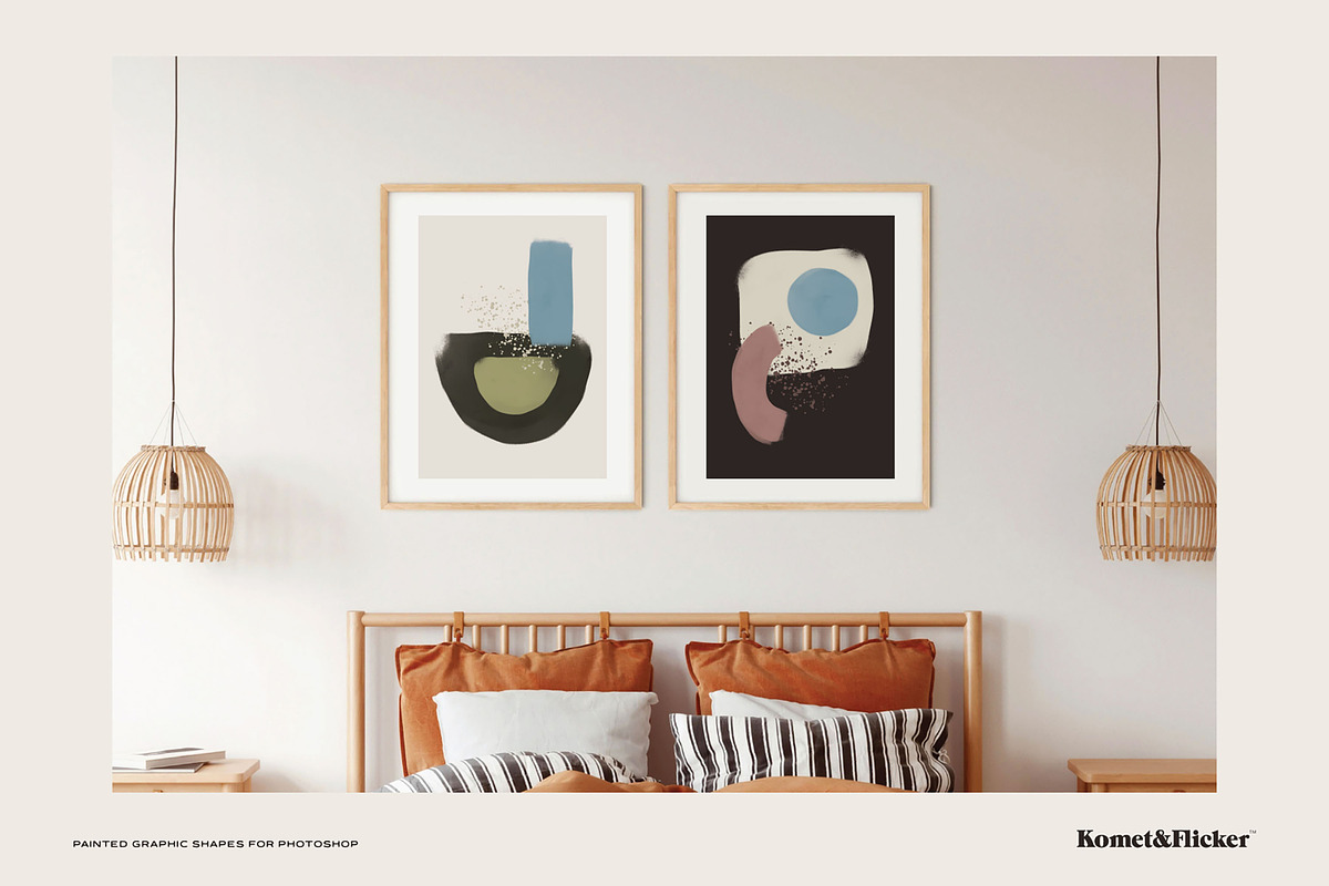 Painted Graphic Shapes for Photoshop, an Object Graphic by Komet & Flicker (Photo 8 of 14)