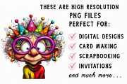 Quirky Birthday old woman clipart, an Illustration by Libby Wishes (Thumbnail 6 of 7)
