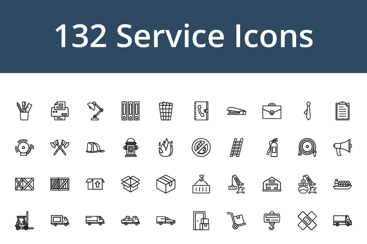 560 Line Icons, an Outline Icon by Maxim Cherednichenko (Photo 7 of 7)
