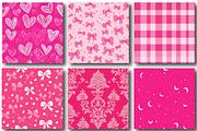 Hot Pink Digital Papers, a Pattern Graphic by designcity5 (Thumbnail 3 of 5)