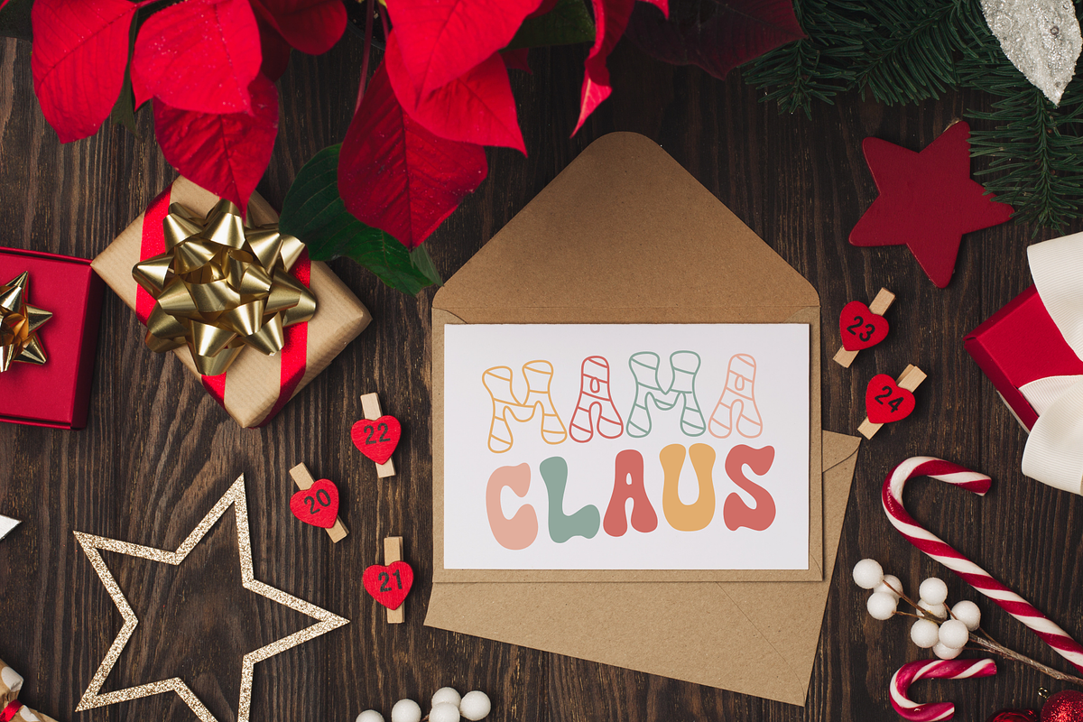 Christmas Journey is cute trio font, a Handwritten Font by Brown Cupple (Photo 2 of 8)