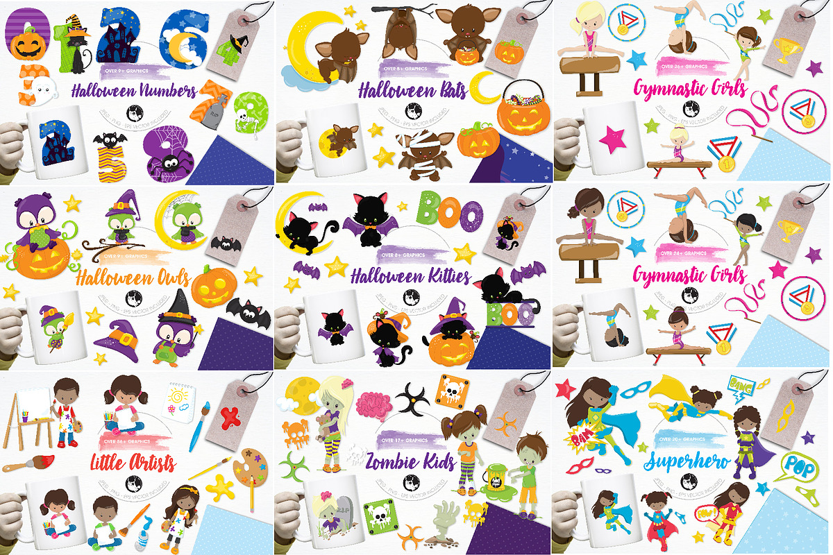 4000 in 1 - GRAPHIC GIANT BUNDLE, an Illustration by PrettyBundles (Photo 9 of 22)
