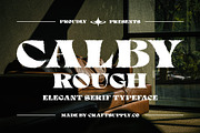 Calby Rough, a Serif Font by Craft Supply Co. (Thumbnail 1 of 8)