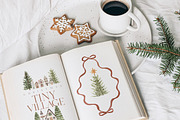 Watercolor Christmas-TINY VILLAGE, a Decorative Illustration by Beigetime (Thumbnail 4 of 10)