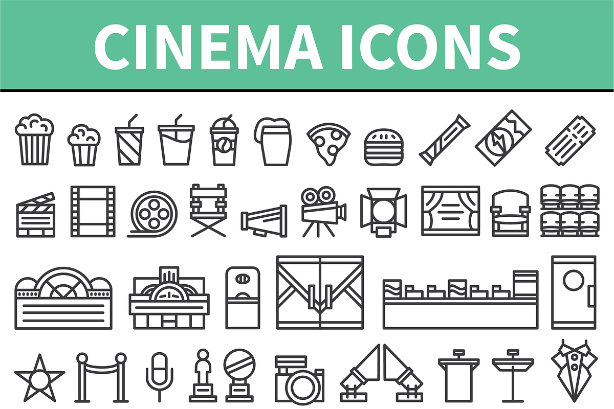 Cinema / Movie / Theater / Film Icon, an Icon by SLTFNDRY (Photo 2 of 3)