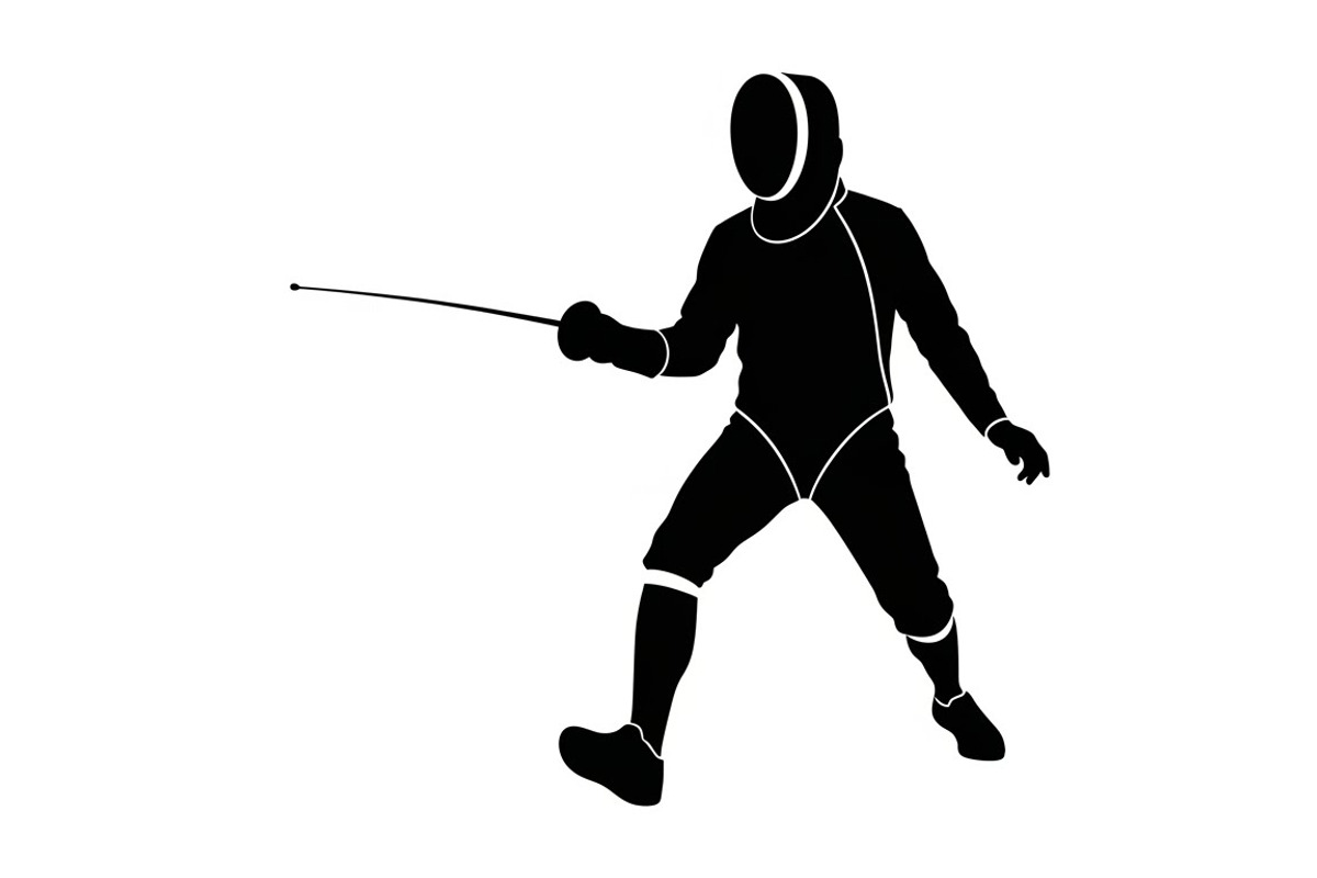 An elegant Fencing Duel Silhouettes, an Illustration by Amazin_art (Photo 21 of 31)