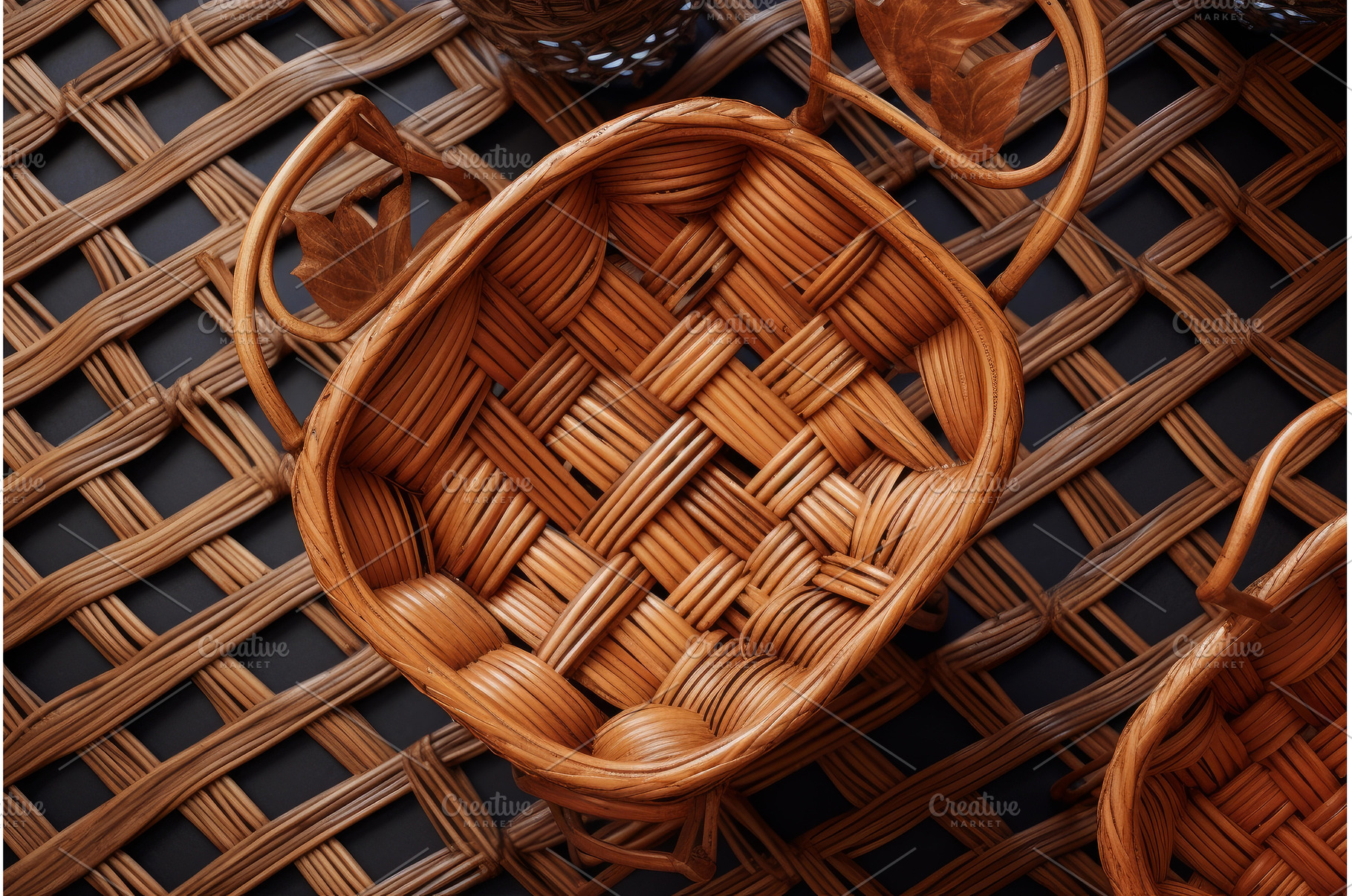 Intricate Rattan seamless texture, a Background Photo by Ylivdesign