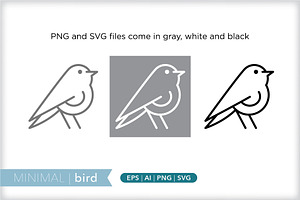 Minimal Bird Icons