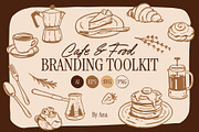 Cafe Branding Illustration Toolkit, a Food Illustration by Wild and Wonder by Ana (Thumbnail 1 of 17)