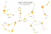 Zodiac star constellations 12 PNG, an Object Illustration by Art and Funny (Thumbnail 3 of 4)