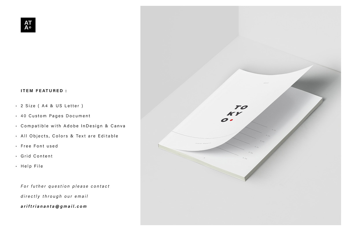 TOKYO Multipurpose Catalog, a Magazine Template by Arif Tri Ananta (Photo 13 of 14)