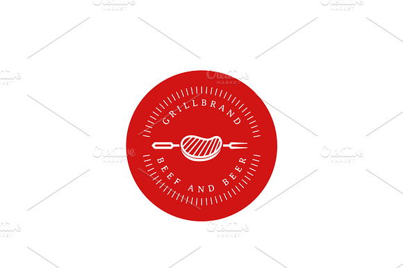 Steak Barbecue Logo Design preview 2