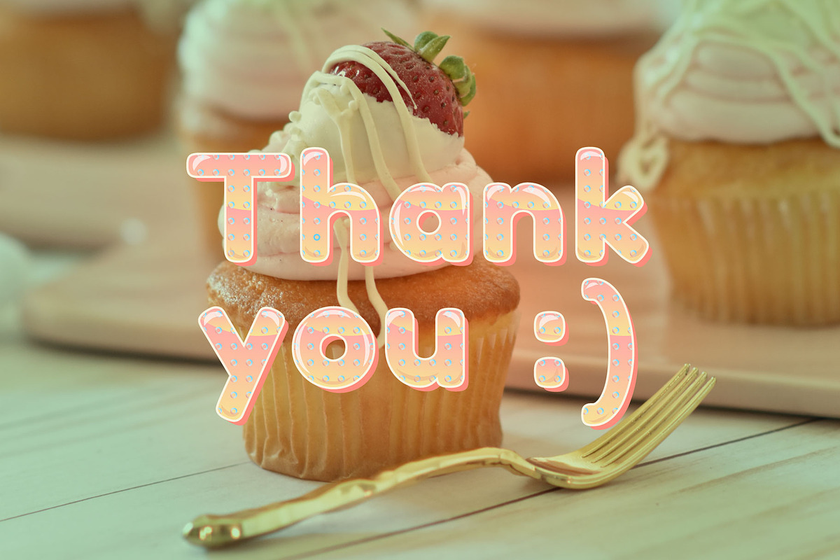 Lolly color cute cartoon font, a Sans Serif Font by Zimages (Photo 8 of 8)