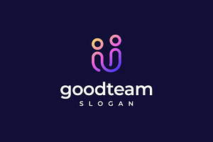 Linked People Logo Design Template, a Branding & Logo Template by brandphant