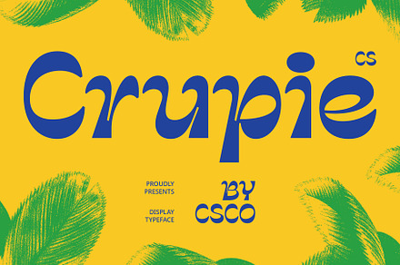 CS Crupie – Reverse Contrast Font, a Sans Serif Font by Craft Supply Co.
