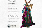 Gilded Menagerie Royal Animals, an Animal Illustration by ThatsDesignArt (Thumbnail 2 of 13)