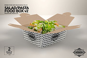 Salad Food Box v2 Packaging Mockup, a Product Mockup by INCDesign (Thumbnail 6 of 7)