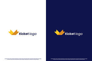 Ticket Travel Logo Design Icon, a Branding & Logo Template by Morvana Crew