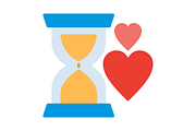 Sand clock Flat Icon, a Duotone Icon by Pexelpy (Thumbnail 2 of 2)
