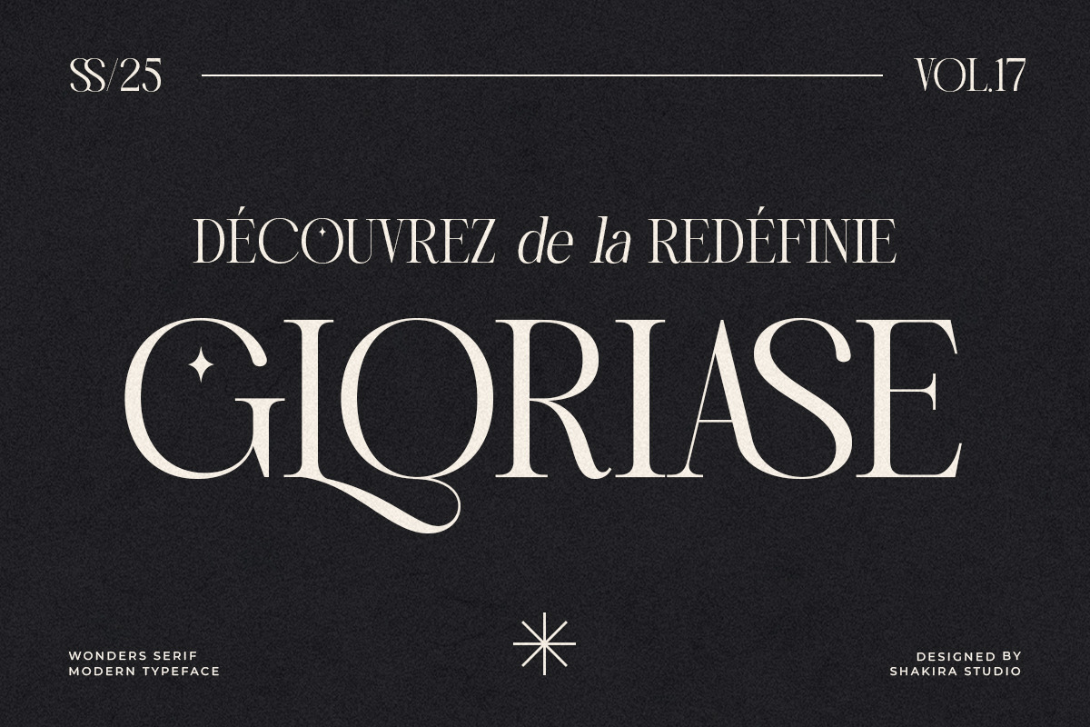 Wonders - Modern Elegant Luxury, a Serif Font by Shakira Studio (Photo 2 of 10)