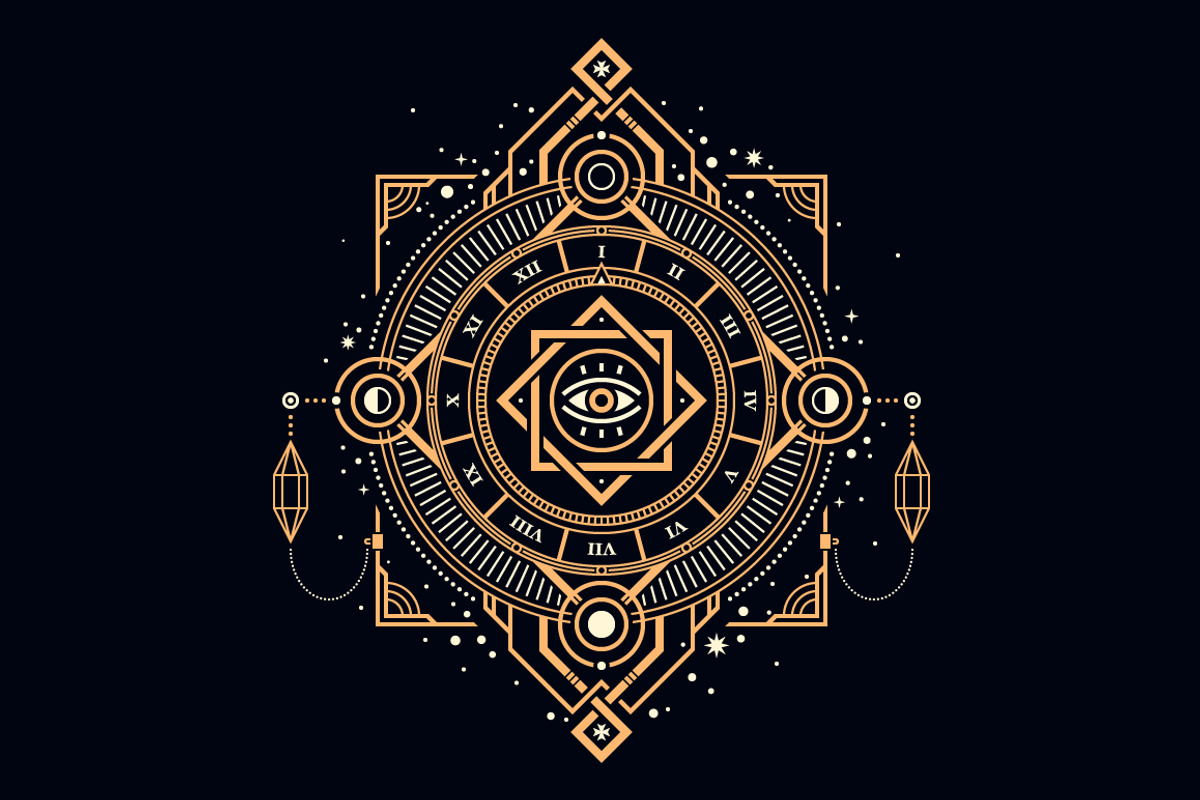 Sacred Geometry, a Pattern Graphic by Leonid Zarubin (Photo 2 of 9)