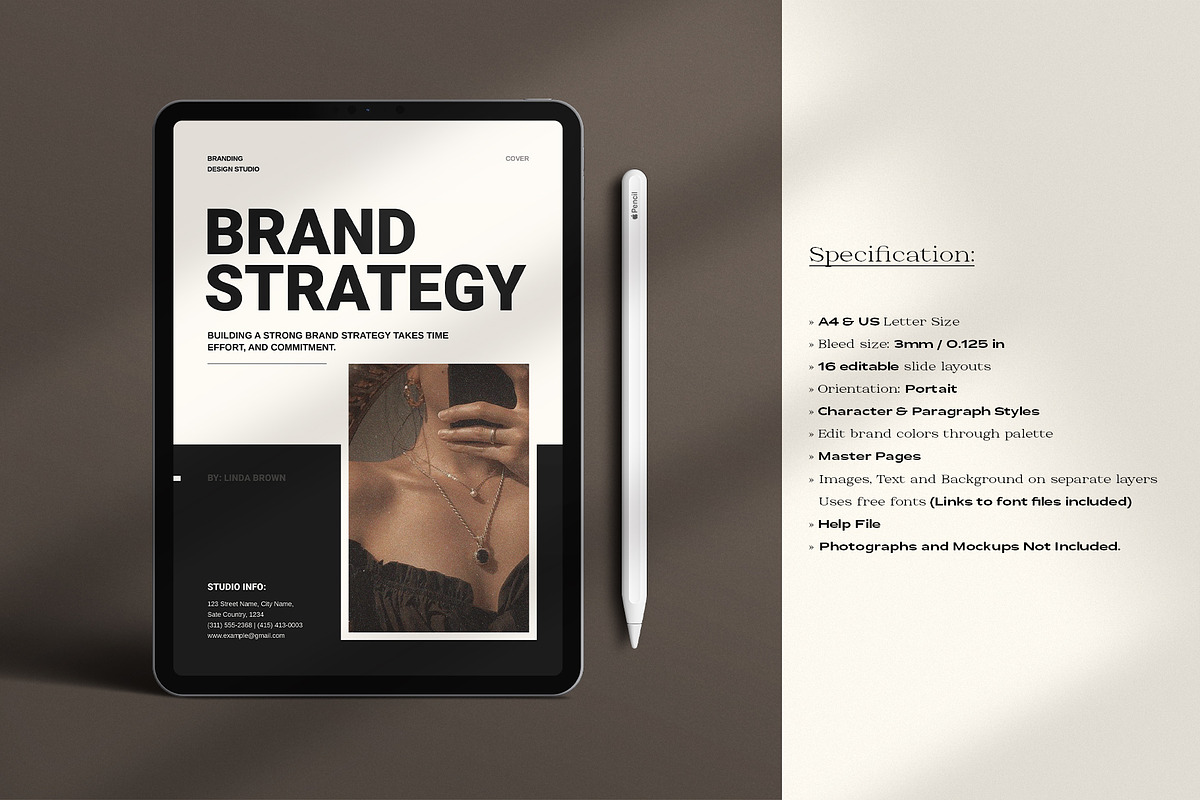 Brand Strategy Framework Template, a Brochure Template by ArtisanaAura (Photo 2 of 8)